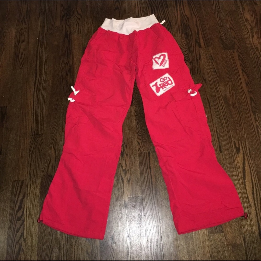 ZUMBA Limited Edition Go Red! Cargo Pants
