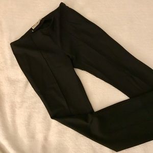 Balenciaga black straight leg wool pants