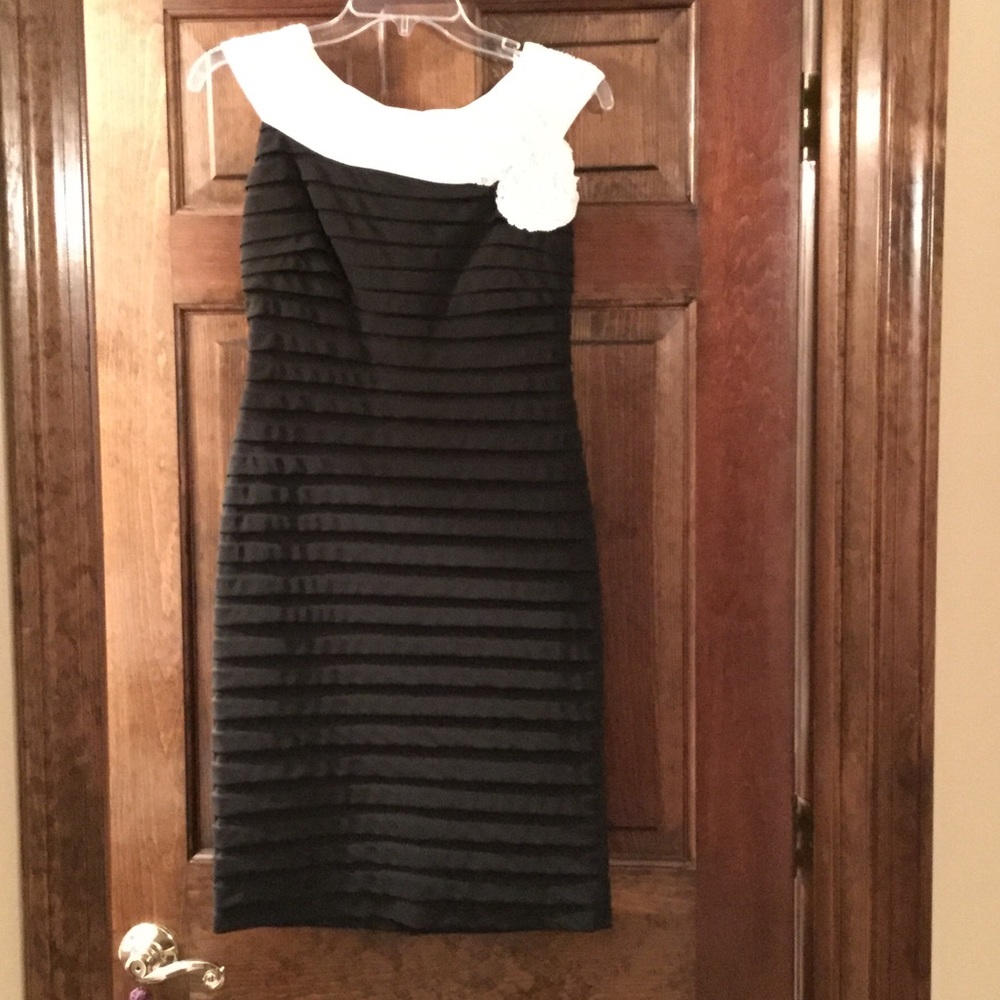 Little black dress by Adrianna Papell