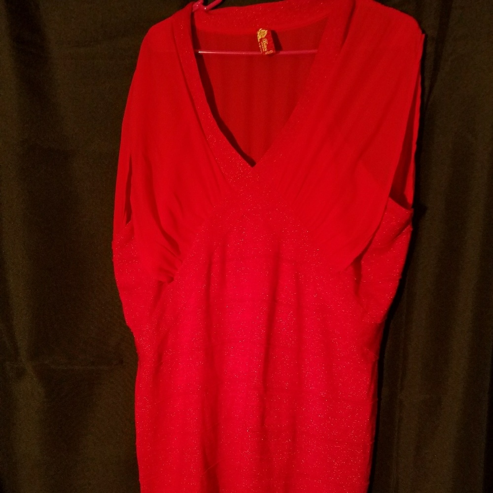 Plus size Red dress