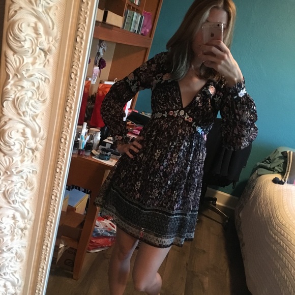 ✨HP X 4✨ Gorgeous Free People Floral Dress - Picture 3 of 7