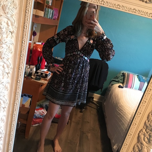 ✨HP X 4✨ Gorgeous Free People Floral Dress - Picture 4 of 7
