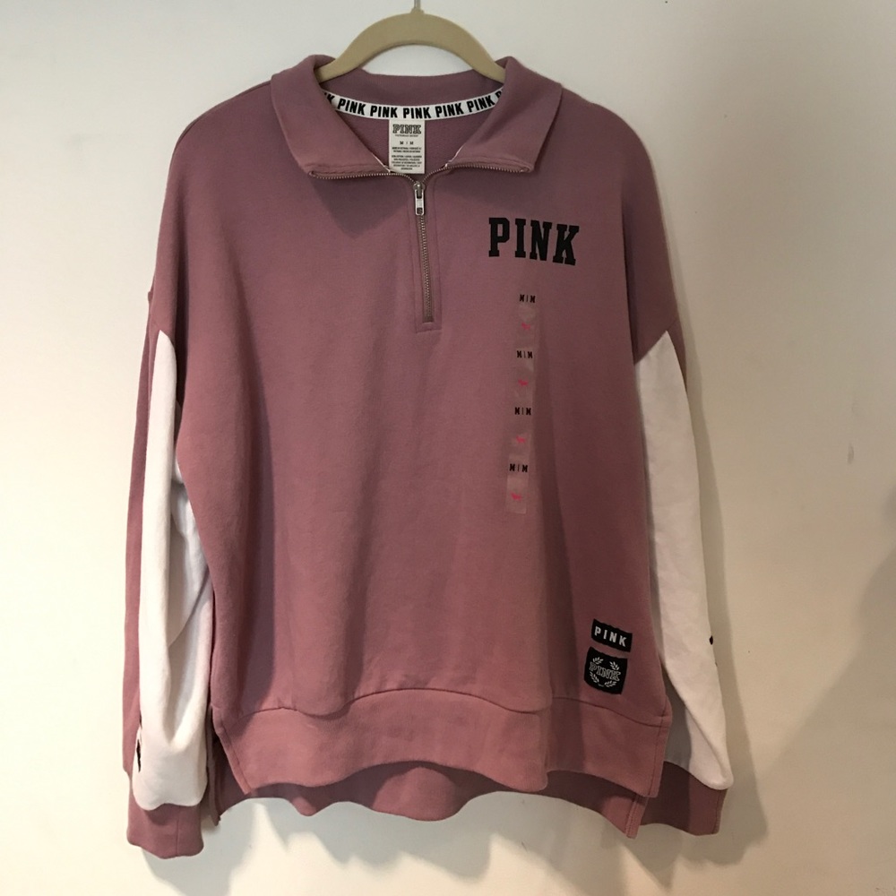 Victoria's Secret PINK purple / white hoodie