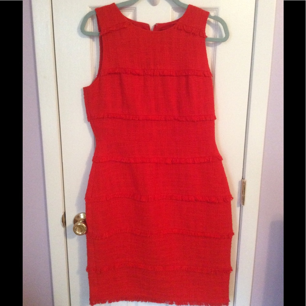 J Crew Fringe Sheath Dress New