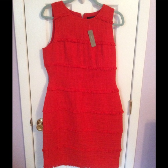 J Crew Fringe Sheath Dress New - Picture 2 of 7