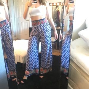 Painted Threads High Waist Wide Leg Pant