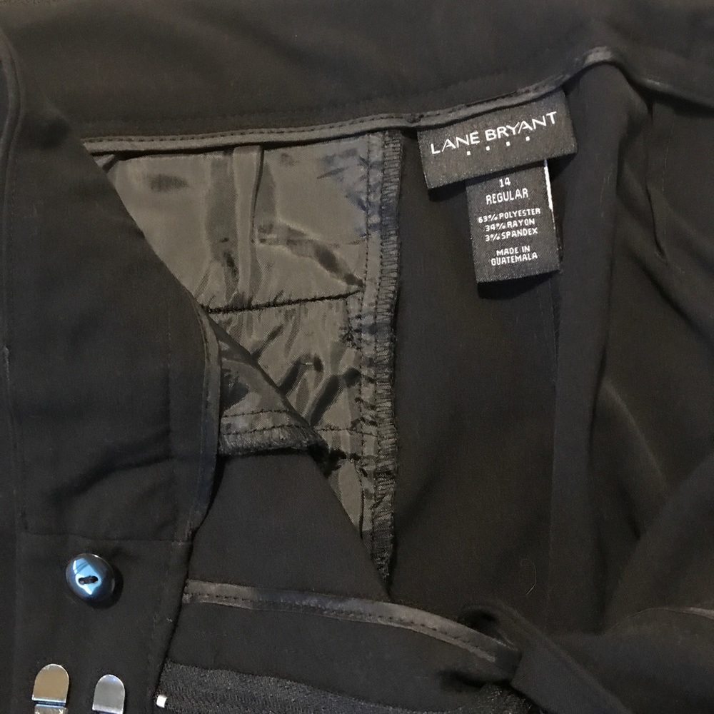 Lane Bryant Women's Black Dress Pants