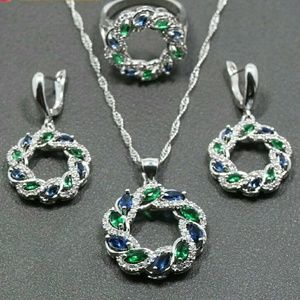 Swarovski  925 sterling silver set