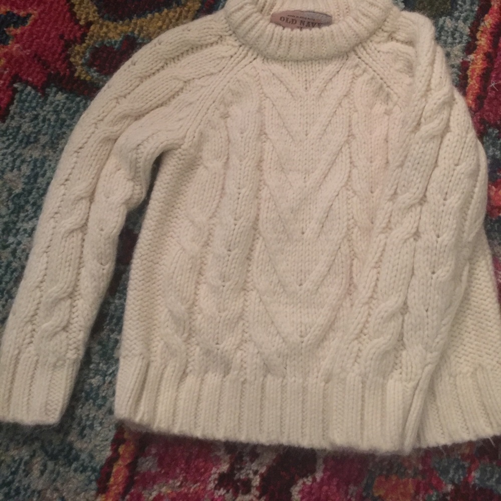 Irish knit Old Navy sweater