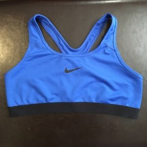 Blue Nike Sports Bra