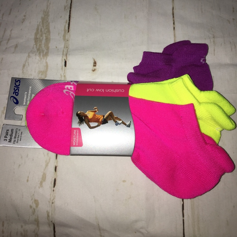🆕Asics Women's Cushion Low Cut Socks 6 Pairs - Picture 6 of 8
