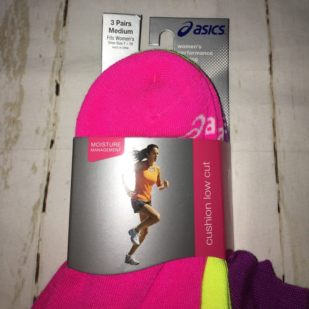 🆕Asics Women's Cushion Low Cut Socks 6 Pairs - Picture 8 of 8