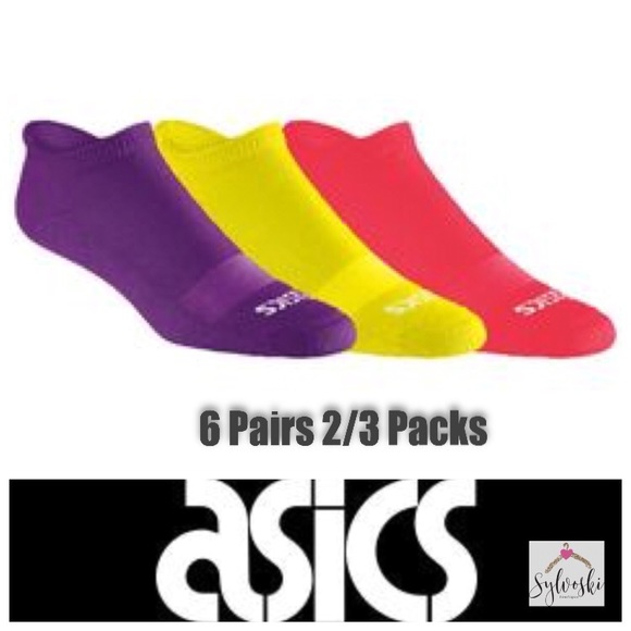 Asics Accessories - 🆕Asics Women's Cushion Low Cut Socks 6 Pairs