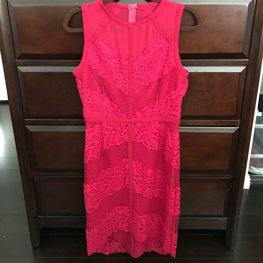 🚫SOLD🚫 Adelyn Rae high low lace dress! Worn once
