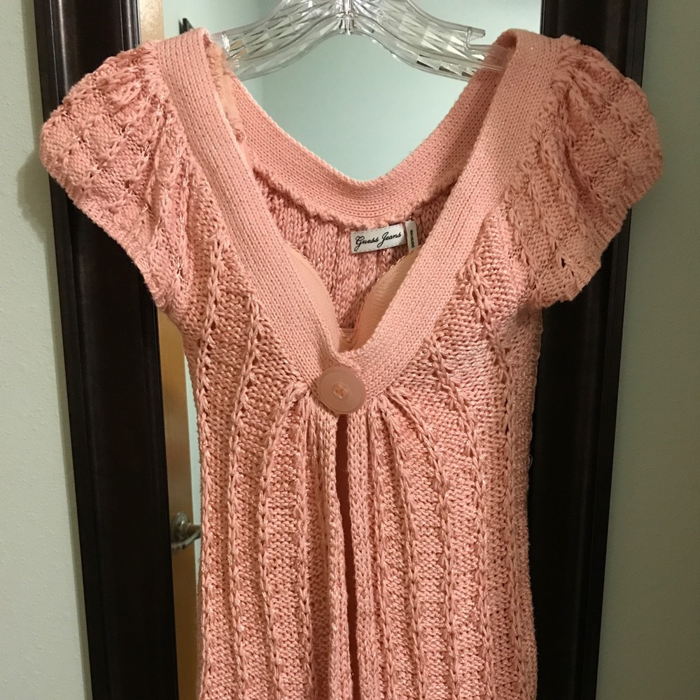 Short sleeve Guess cardigan w/ camisole