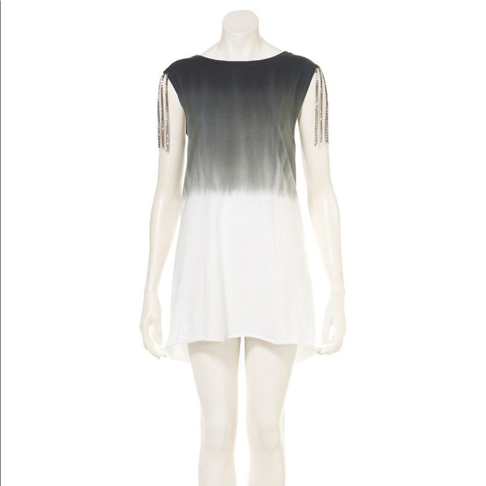 Vintage Top shop Chain dip dye tank dress