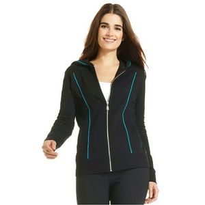 Style&co Hoodie Hooded Workout Active Jacket Top