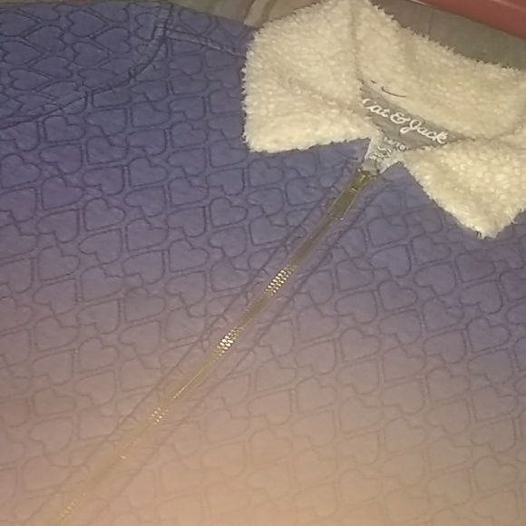 Blue and White Cat & Jack stylish winter jacket. - Picture 2 of 4