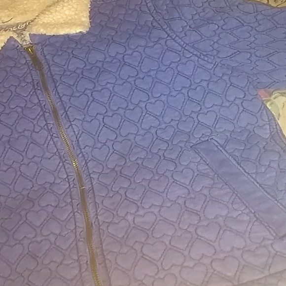 Blue and White Cat & Jack stylish winter jacket. - Picture 3 of 4