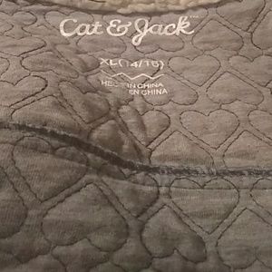 Blue and White Cat & Jack stylish winter jacket.