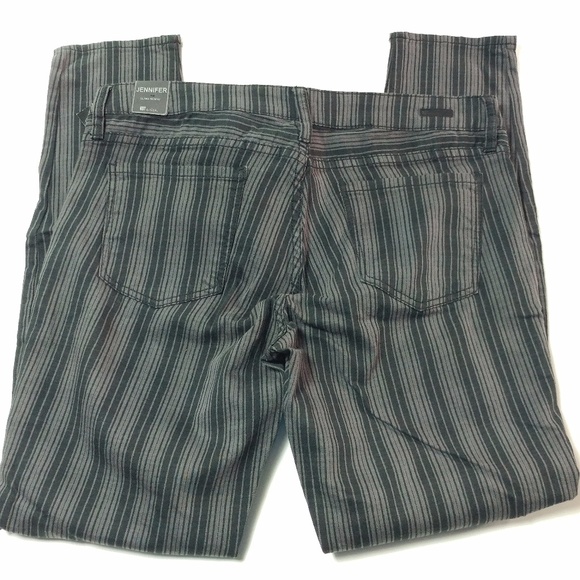 KUT sz 12 JENNIFER jeans ULTRA SKINNY striped stre - Picture 3 of 4