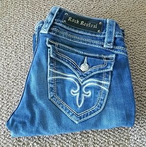 Rock Revival Boot cut Jeans Size 29x34