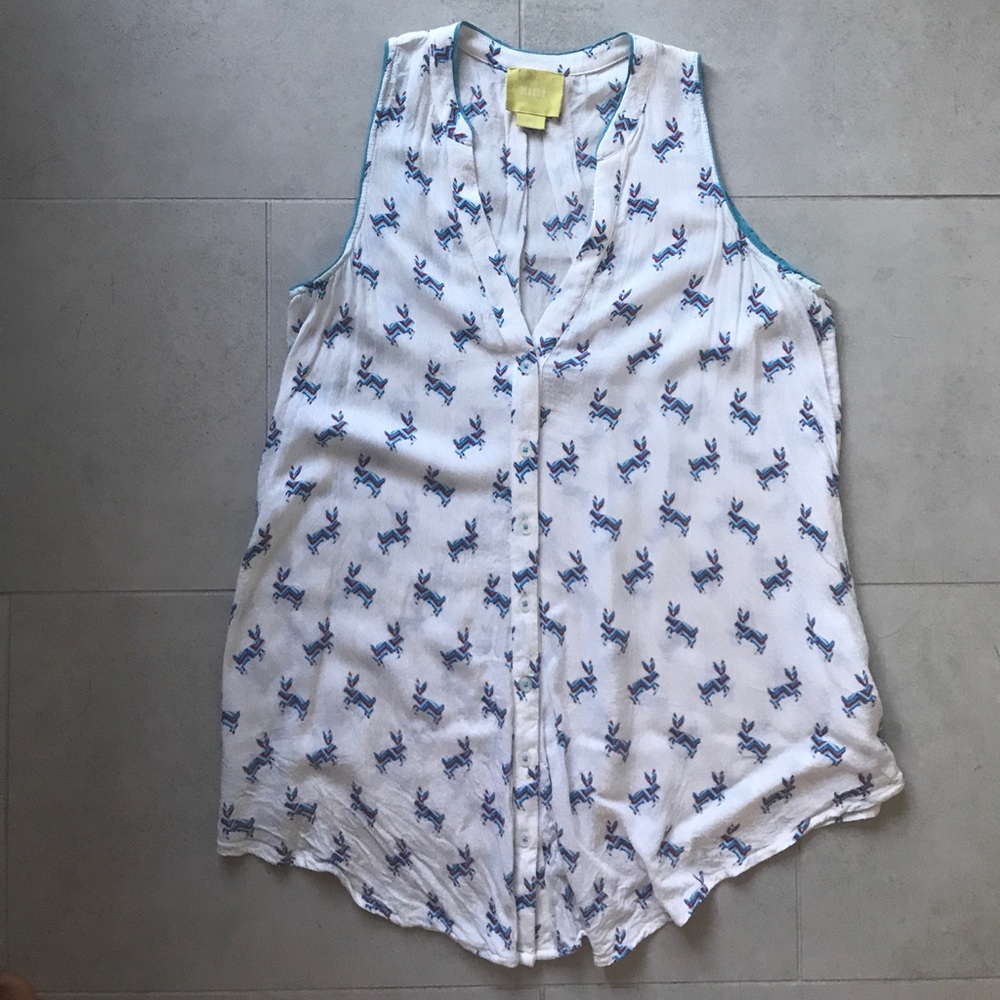 Maeve for Anthropologie Rabbit Top