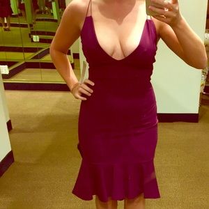 Beautiful wine colored dress