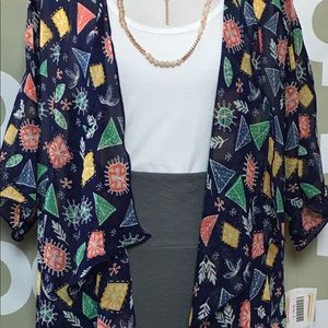 Small LuLaRoe Shirley Kimono Brand New