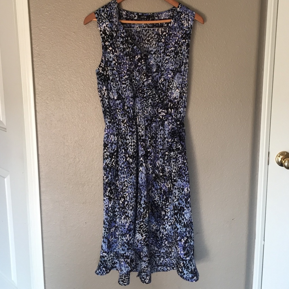 Patterned Sleeveless Dress