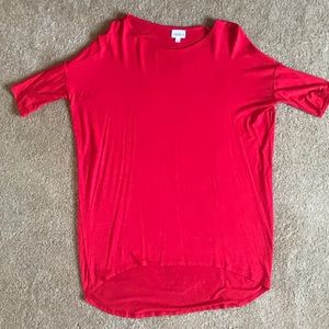 LuLaRoe Irma. Red. XXS