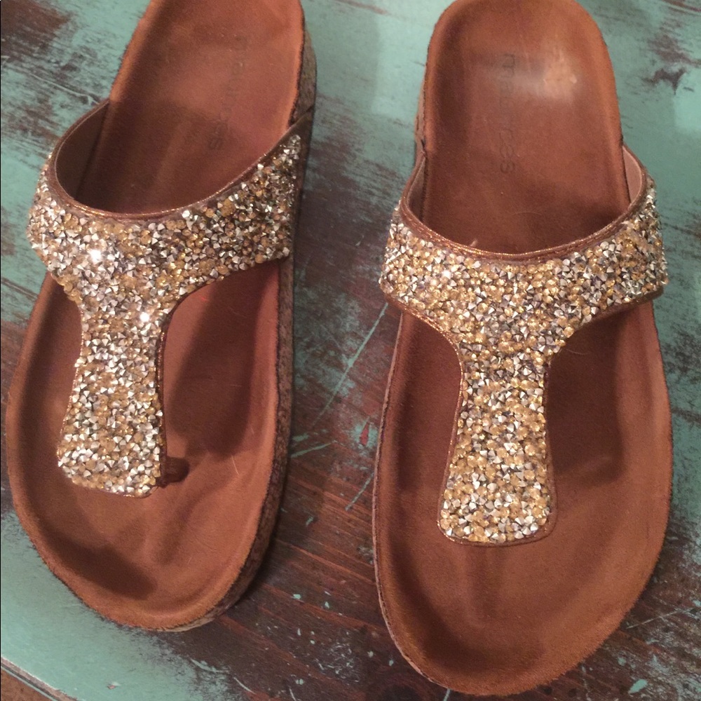 Glitter sandals