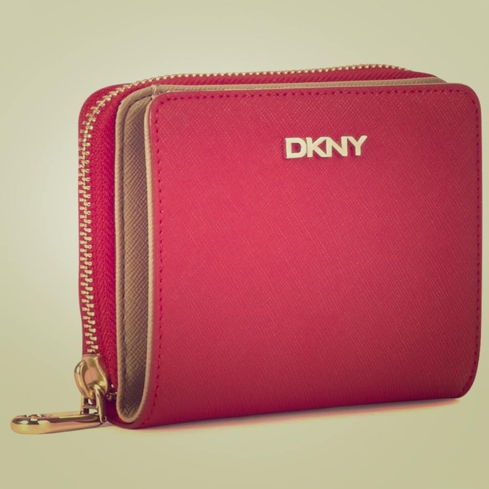 Dkny red wallet