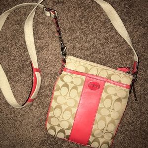 Coach cross-body purse