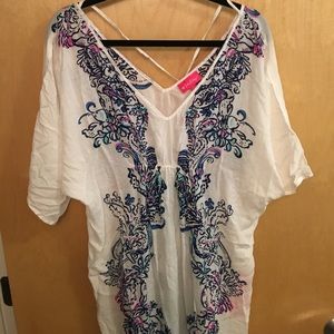 Lilly Pulitzer target full length dress coverup M