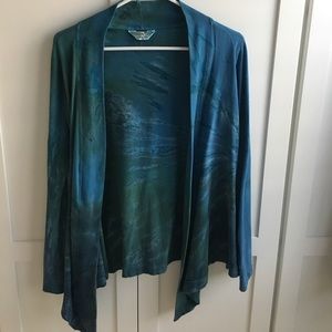 Tie die Hard Tail cardigan