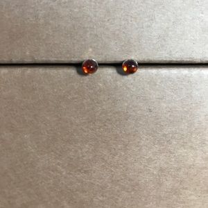 Amber studs