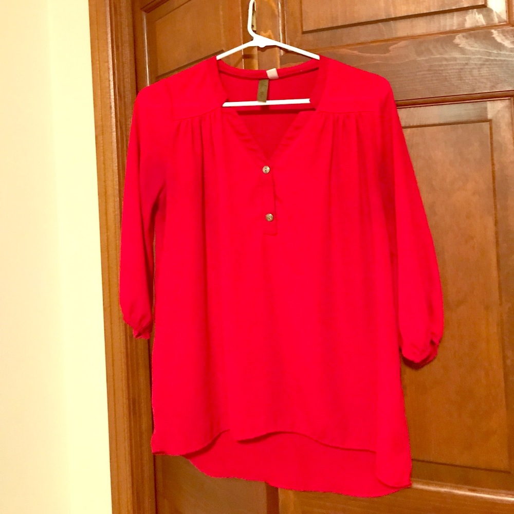 Francesca’s Red Blouse