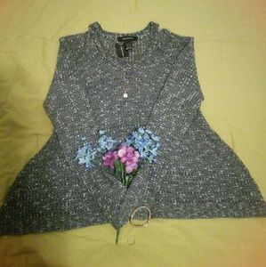 NWT Ashley Stewart Pretty & Cozy knit Sweater