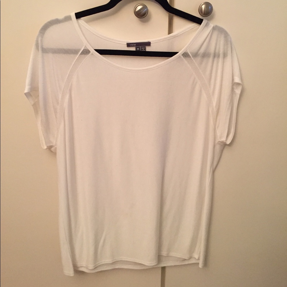 Vince white top