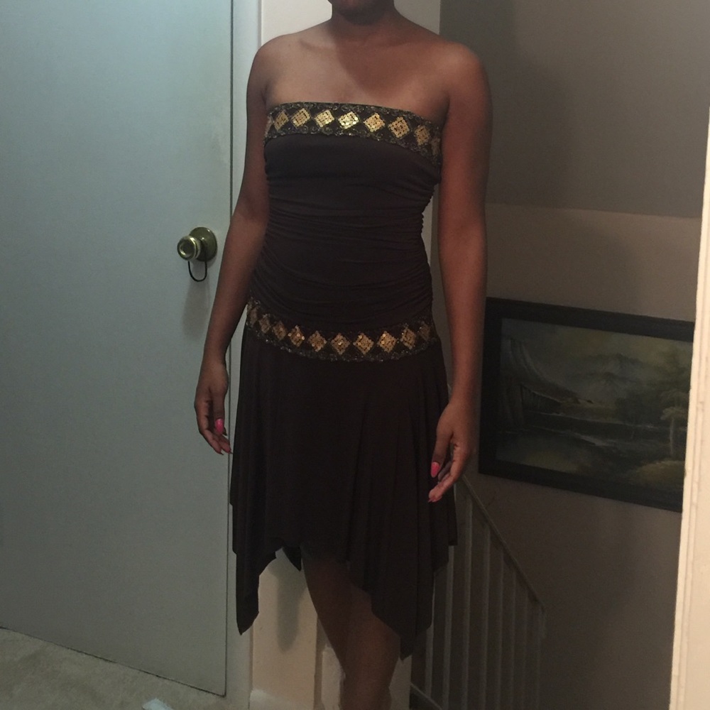 Strapless Cocktail Dress