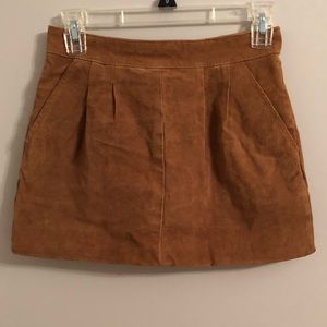 Forever 21 Suede Mini Skirt