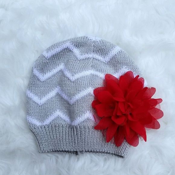 so dorable Other - So Dorable Fansy Knit Flower adorned hat baby girl