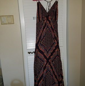 NWT multi color maxi dress,  sz XXL
