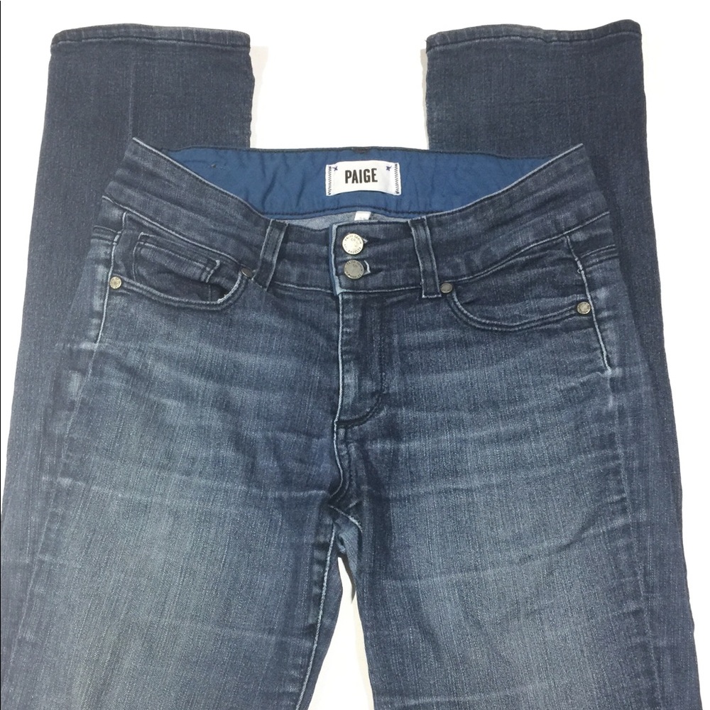 PAIGE HIDDEN HILLS STRAIGHT SKINNY DENIM JEAN