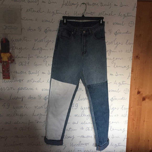 BRANDY MELVILLE TWO TONE KENZO JEANS - Picture 2 of 5