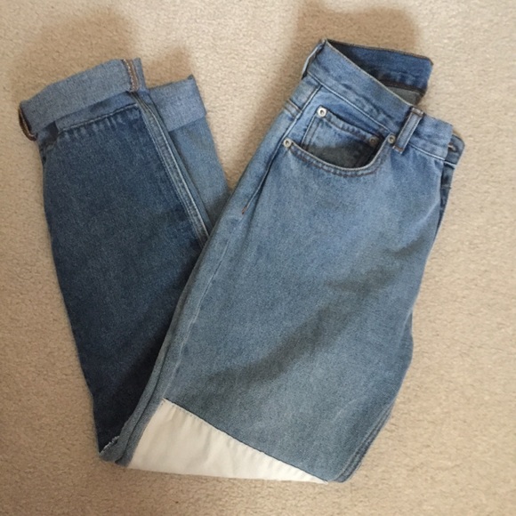 BRANDY MELVILLE TWO TONE KENZO JEANS - Picture 5 of 5