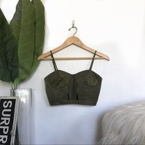 Crop bustier