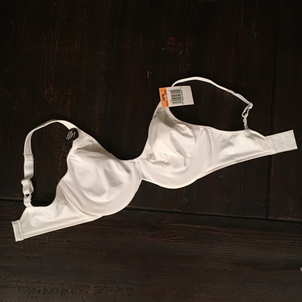 Bali white seamless underwire bra