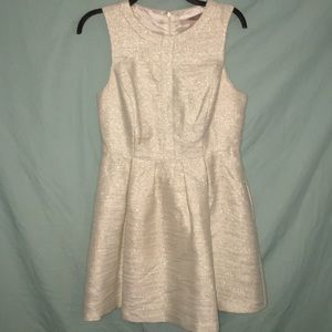 Sparkly Gold and White Dress